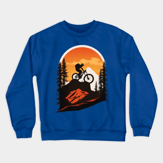 Off-Road Rider Crewneck Sweatshirt by Silvana Collection